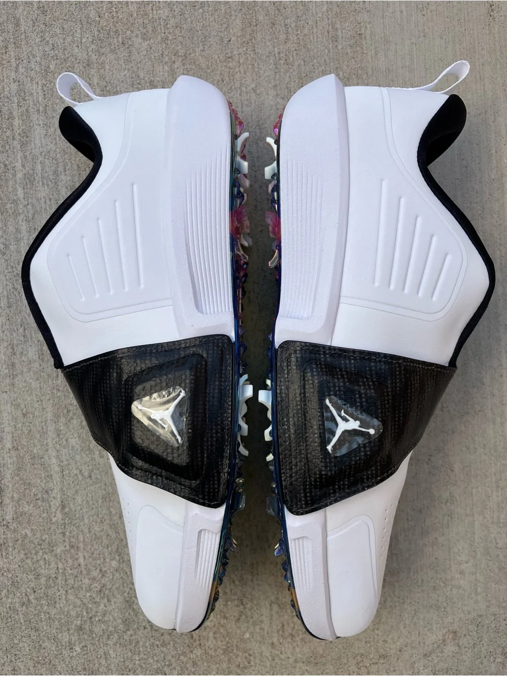 Nike Air Jordan Rev White & Black Athletic Golf Shoes (FV6338-103) Men’s 11.5